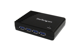 ST4300USB3EU Adaptador Concentrador Hub USB 3.0 Super Speed 4 Puertos Salidas con Corriente PC Mac  4x USB A Hembra